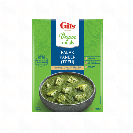 Gits Palak Paneer (Tofu) Vegan | 285g | Ready Meal