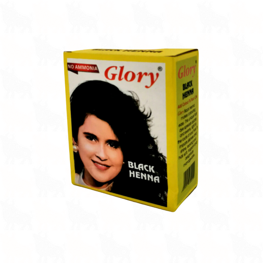 Glory Black Henna Natural Hair Colourant (Ammonia Free) | 60g