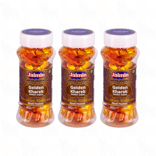 Jaimin Golden Kharek (Golden Dates) Mouth Freshener | 150g | 3 Pack