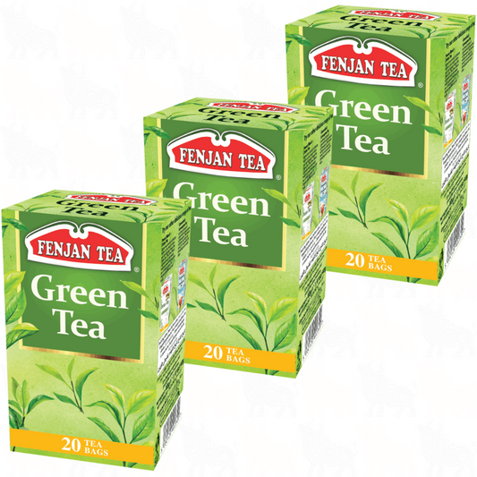 Fenjan Tea Green Tea | 20 Tea Bags | 3 Pack