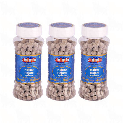 Jaimin Hajma Hajam (Jujube Ball) Mouth Freshener | 175g | 3 Pack