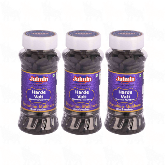 Jaimin Harde Vati (Digestive Myrobalan) Mouth Freshener | 175g | 3 Pack