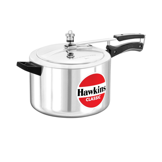 Hawkins Classic CL8W Pressure Cooker | 8.0 Litre (Wide-Body)