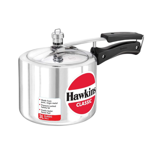 Hawkins Classic CL3T Pressure Cooker | 3.0 Litre (Tall)