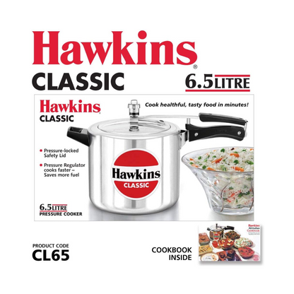 Hawkins Classic CL65 Pressure Cooker | 6.5 Litre