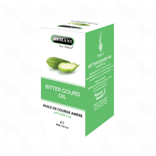 Hemani Bitter Gourd Oil | 30ml | (Huile De Courge Amere)