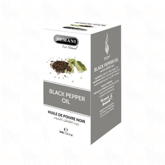 Hemani Black Pepper Oil | 30ml | (Huile De Poivre Noir)