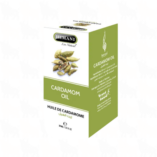 Hemani Cardamom Oil | 30ml | (Huile De Cardamome)