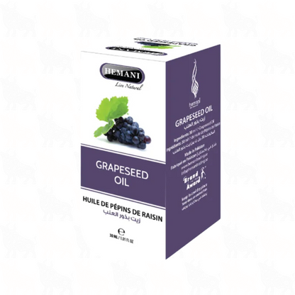 Hemani Grapeseed Oil | 30ml | (Huile De Pepins De Raisin)