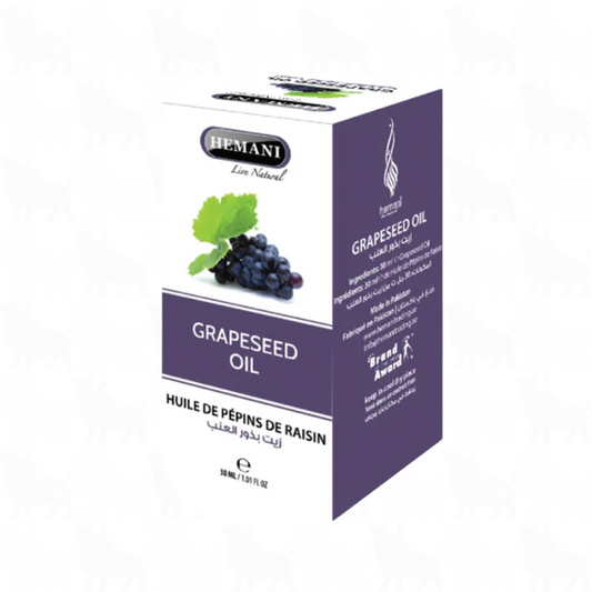 Hemani Grapeseed Oil | 30ml | (Huile De Pepins De Raisin)