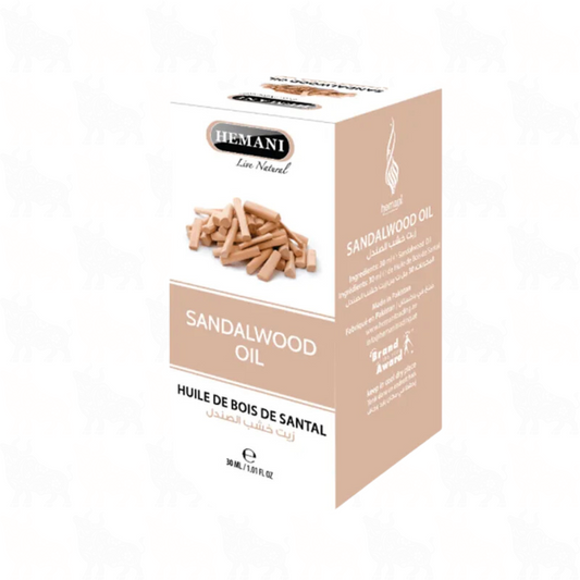 Hemani Sandalwood Oil | 30ml | (Huile De Bois De Santal)