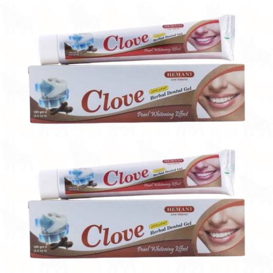Hemani Clove Toothpaste (Herbal Dental Gel) | 100g | 2 Pack