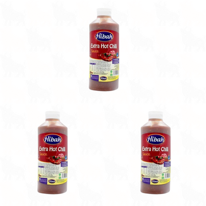 Hibah Extra Hot Chilli Sauce | 500ml | 3 Pack