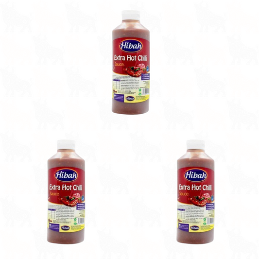 Hibah Extra Hot Chilli Sauce | 500ml | 3 Pack