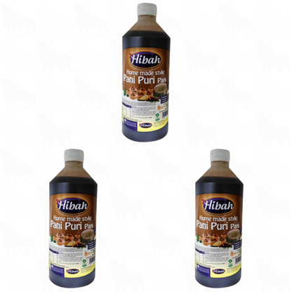 Hibah Home Made Style Pani Puri Pani | 500ml | 3 Pack