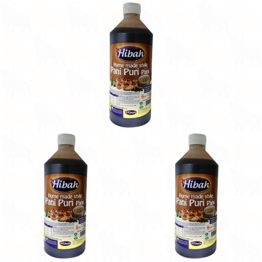 Hibah Home Made Style Pani Puri Pani | 500ml | 3 Pack