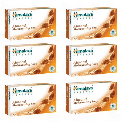 Himalaya Almond Moisturizing Soap | 75g | 6 Pack