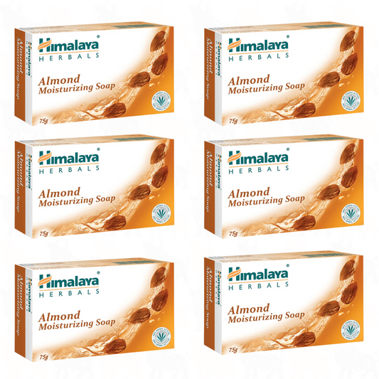 Himalaya Almond Moisturizing Soap | 75g | 6 Pack