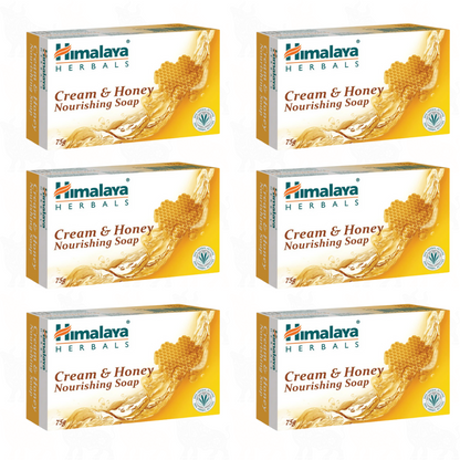 Himalaya Cream & Honey Nourishing Soap | 75g | 6 Pack