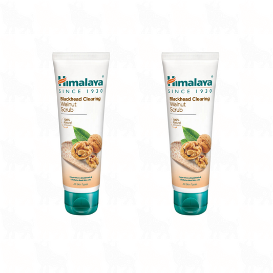 Himalaya Blackhead Clearing Walnut Scrub | 75ml | 2 Pack