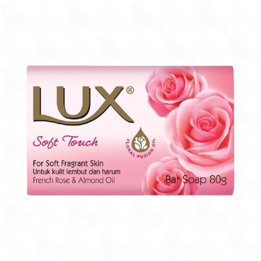 Lux Soft Touch (French Rose & Almond Oil) Bar Soap | 80g