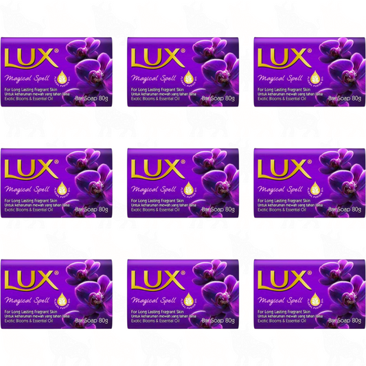 Lux Magical Spell (Exotic Blooms & Essential Oil) Bar Soap | 80g | 9 Pack