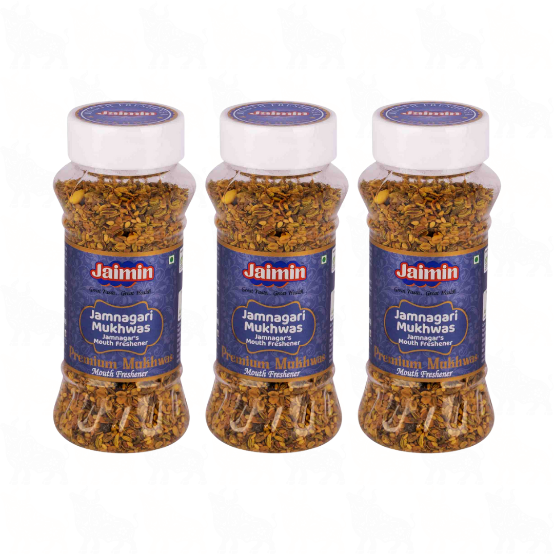 Jaimin Jamnagari Mukhwas Mouth Freshener | 120g | 3 Pack
