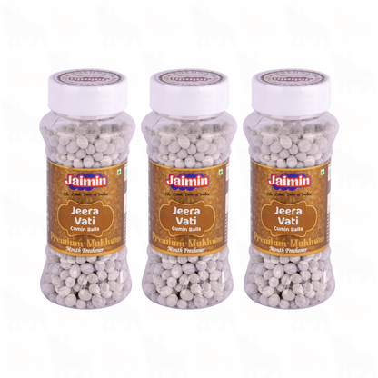 Jaimin Jeera Vati (Cumin Balls) Mouth Freshener | 175g | 3 Pack