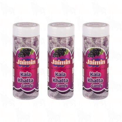 Jaimin Kala Khatta Candy | 150g | 3 Pack