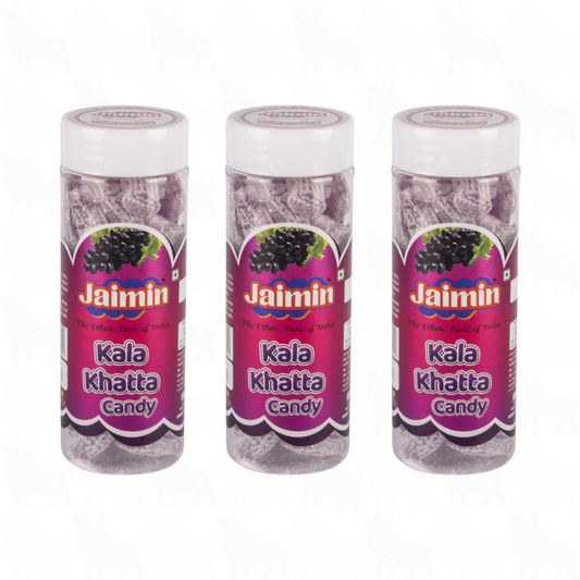 Jaimin Kala Khatta Candy | 150g | 3 Pack