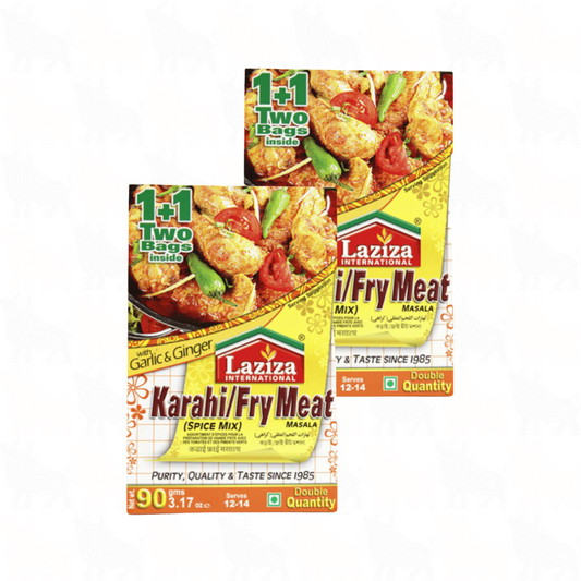 Laziza Karahi / Fry Meat Masala | 90g | 2 Pack