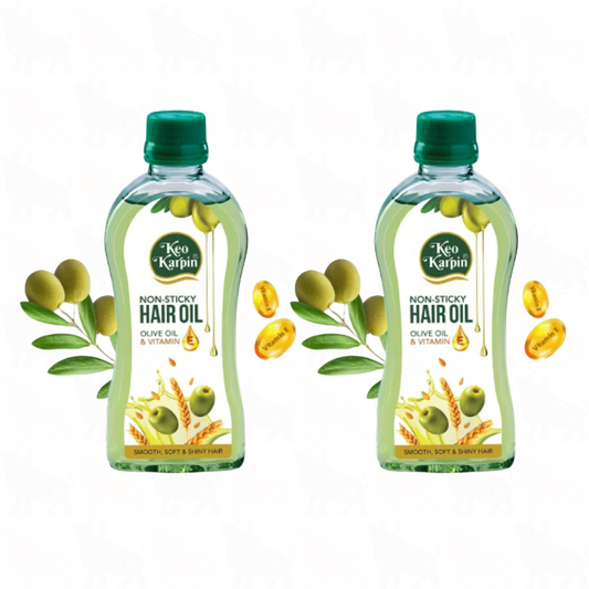 Keo Karpin Non-Sticky Hair Oil | 300ml | 2 Pack