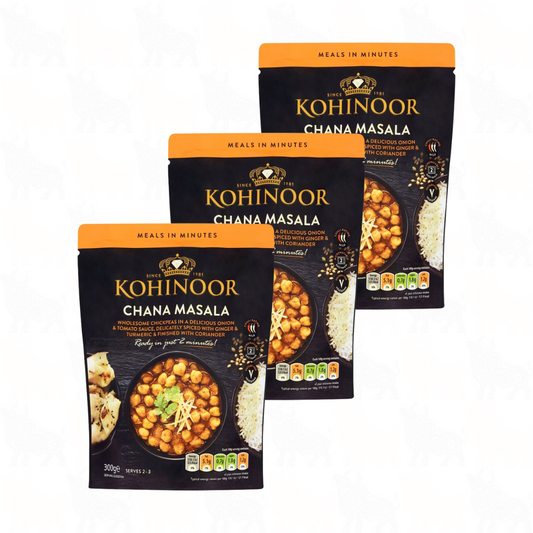 Kohinoor Chana Masala | 300g | Meals in Minutes | 3 Pack