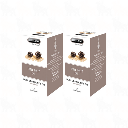 Hemani Pine Nut Oil | 30ml | (Huile De Pignon De Pin) | 2 Pack