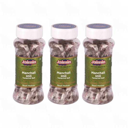 Jaimin Manchali Imli (Tamarind Ball) Mouth Freshener | 100g | 3 Pack