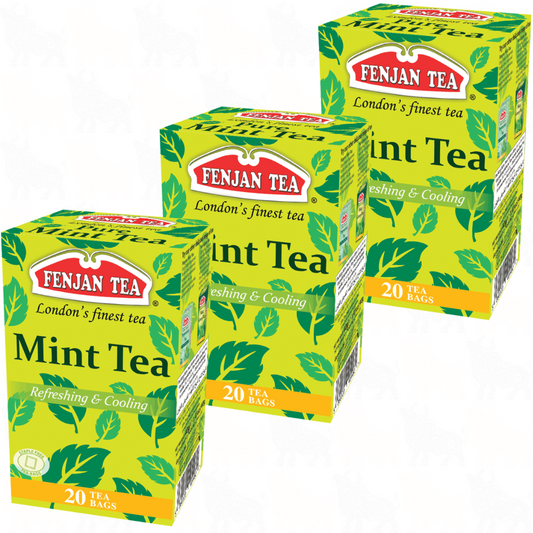 Fenjan Tea Mint Tea | 20 Tea Bags | 3 Pack