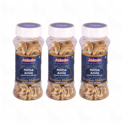 Jaimin Mitha Amla (Sweet Gooseberry) Mouth Freshener | 120g | 3 Pack