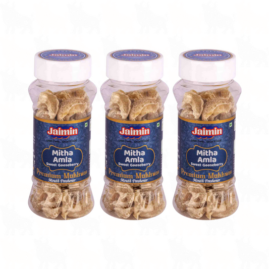Jaimin Mitha Amla (Sweet Gooseberry) Mouth Freshener | 120g | 3 Pack