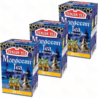 Fenjan Tea Moroccan Tea | 20 Tea Bags | 3 Pack