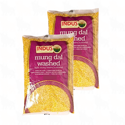 Indus Mung Dal Washed | 1kg | 2 Pack