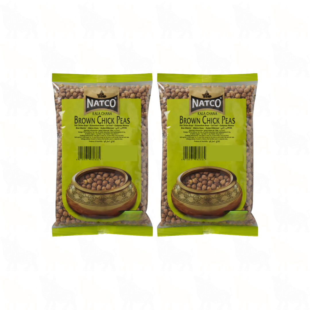 Natco Brown Chick Peas | 1kg | 2 Pack