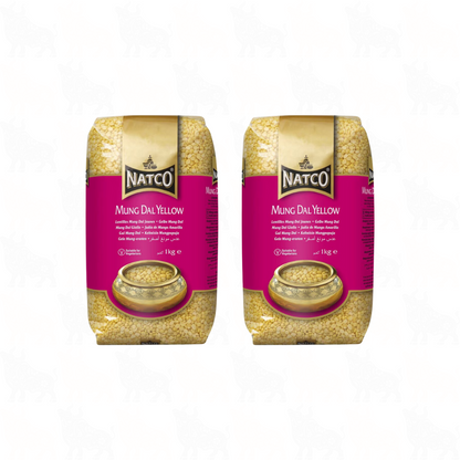 Natco Mung Dal Yellow | 1kg | 2 Pack