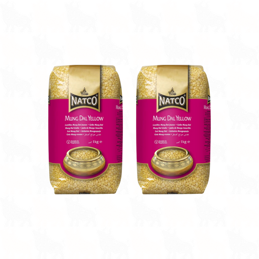 Natco Mung Dal Yellow | 1kg | 2 Pack