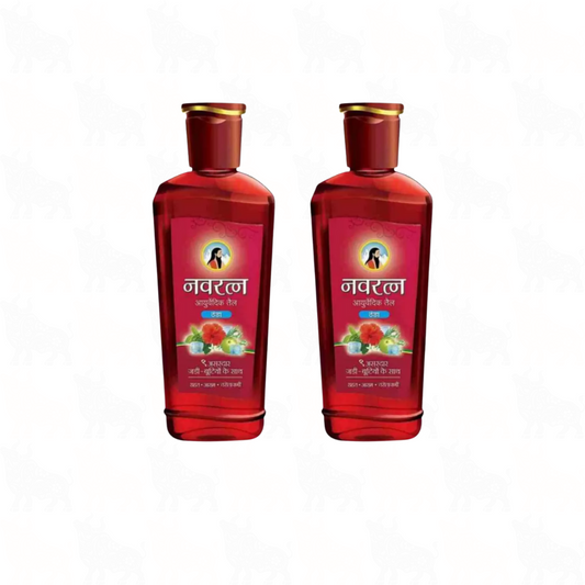 Navratna Ayurvedic Hair Oil (Cool) | 180ml | 2 Pack