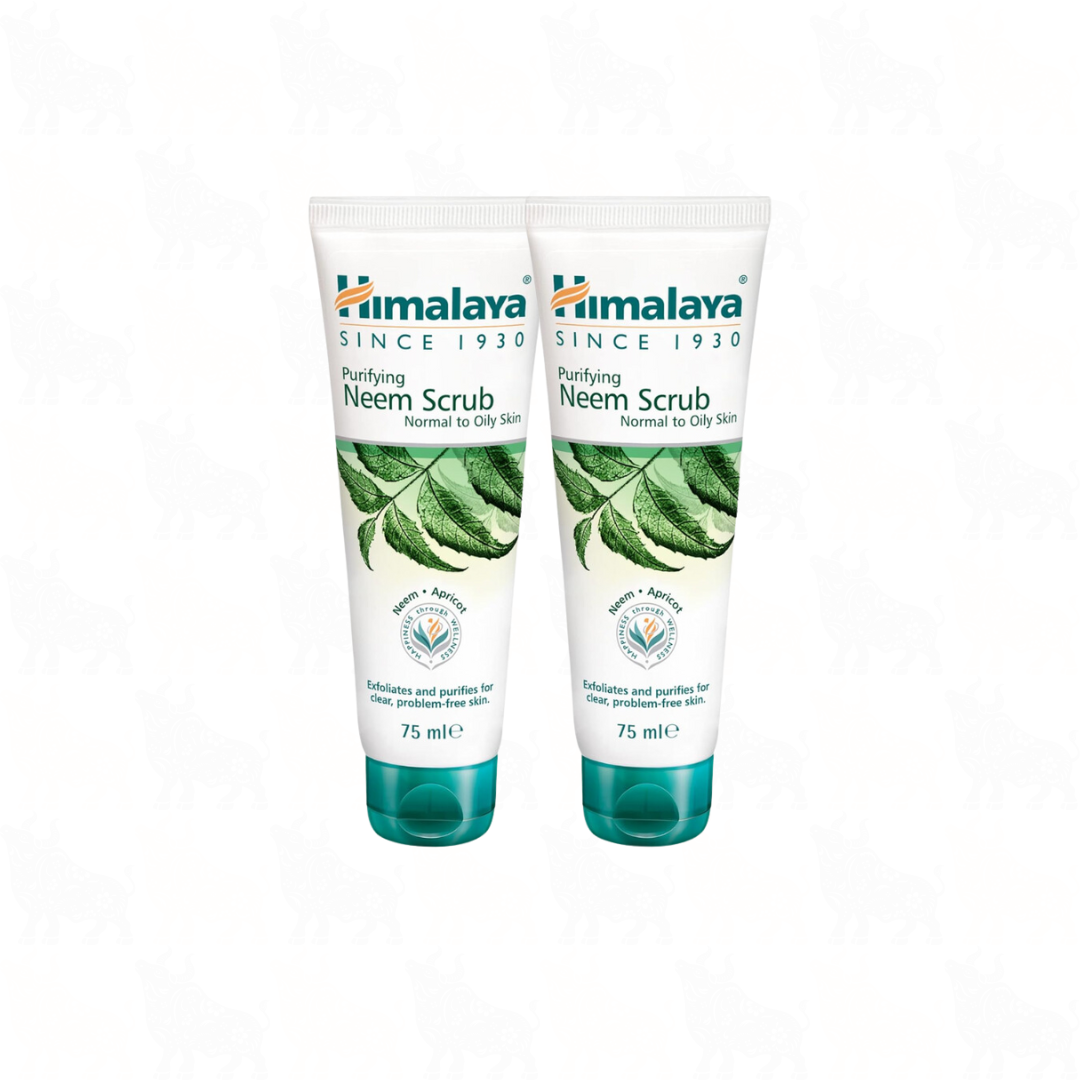 Himalaya Purifying Neem Scrub | 75ml | 2 Pack