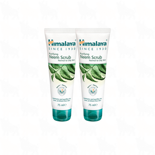 Himalaya Purifying Neem Scrub | 75ml | 2 Pack