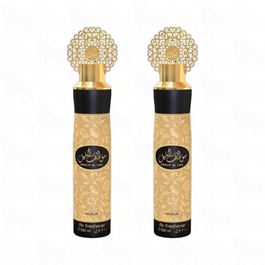 Nusuk Swalif Al Lail Premium Air Freshener | 300ml | 2 Pack