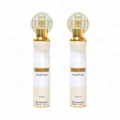 Nusuk Areej Al Musk Premium Air Freshener | 300ml | 2 Pack