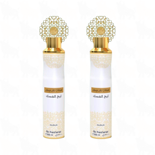 Nusuk Areej Al Musk Premium Air Freshener | 300ml | 2 Pack