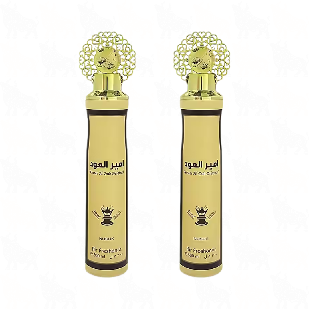 Nusuk Ameer Al Oud Original Premium Air Freshener | 300ml | 2 Pack